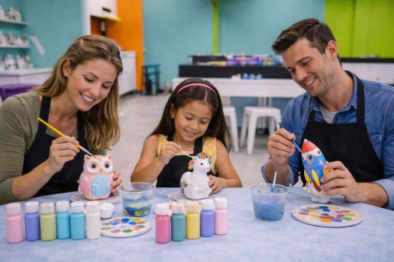 Family Ceramic figurine Painting at Funtastik Labs